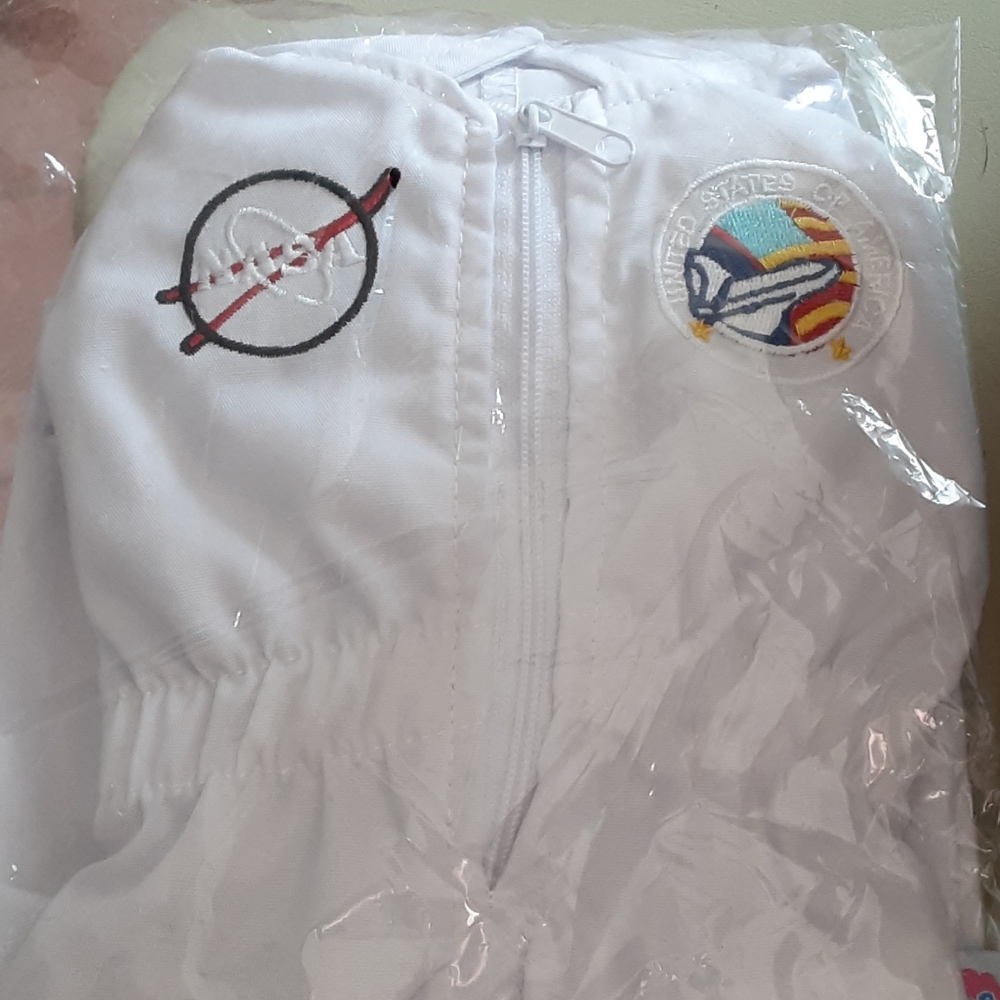 Doll clothes Astronaut suit fabric helmet